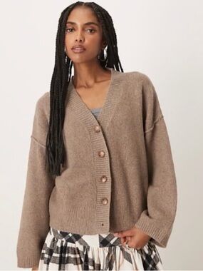 Free People Cool Of The Night Cardi Size S